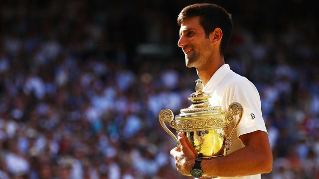 'Daddy, daddy', hoort Djokovic voor het eerst op Wimbledon 'Daddy, daddy', hoort Djokovic voor het eerst op Wimbledon