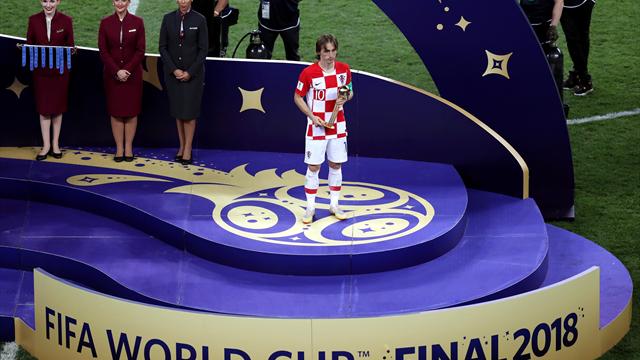 Mundial Rusia 2018: Luka Modric gana el Balón de Oro a mejor jugador