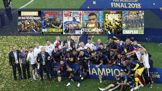 De 'Deja Blue' a la 'Francia mestiza', las portadas tras el triunfo de Francia en el Mundial De 'Deja Blue' a la 'Francia mestiza', las portadas tras el triunfo de Francia en el Mundial