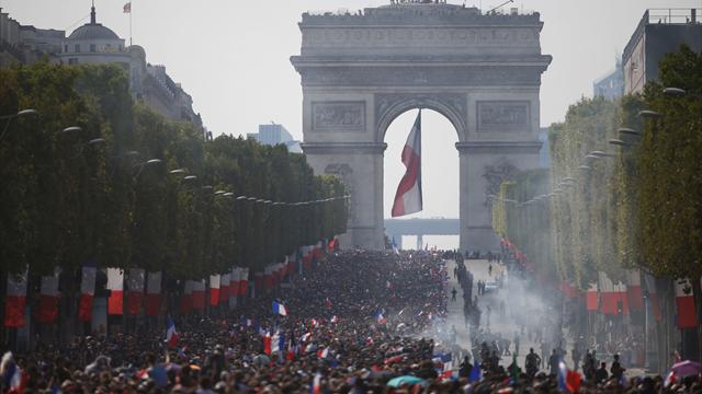 France hails their World Cup heroes as 500,000 fans line the Champs-Elysees