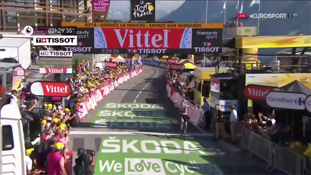 En plein di Geraint Thomas: beffa Nieve e si prende tappa e maglia gialla. Nibali in Top 10 En plein di Geraint Thomas: beffa Nieve e si prende tappa e maglia gialla. Nibali in Top 10