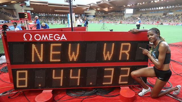 Chepkoech bat le record du monde du 3000 m steeple
