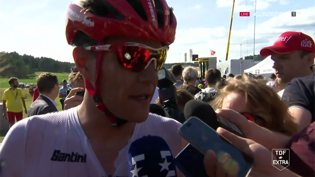 Teleurgestelde Stuyven: 'Ik viel niet aan om op televisie te komen.' Teleurgestelde Stuyven: 'Ik viel niet aan om op televisie te komen.'