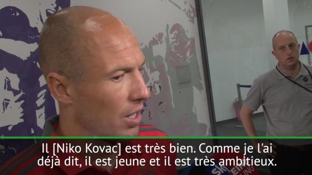 Robben : « Nous allons suivre et soutenir Kovac »