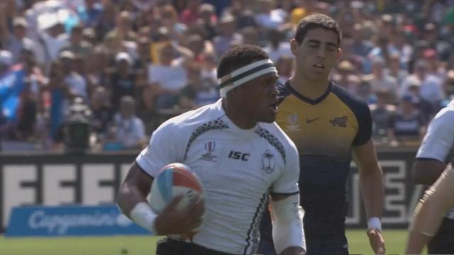 7er-Rugby-WM: Argentinien kommt gegen Fidschi unter die Räder 7er-Rugby-WM: Argentinien kommt gegen Fidschi unter die Räder