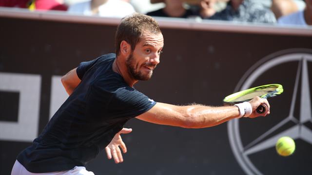 Gasquet frustré par les éléments et Fognini