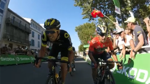 Onboard: So eng geht's bei der Tour de France im Sprint zu Onboard: So eng geht's bei der Tour de France im Sprint zu