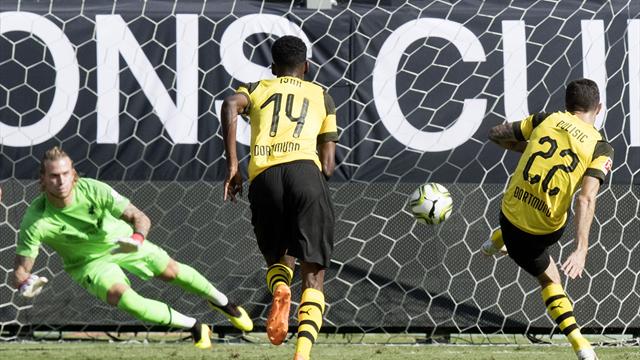 Pulisic at the double as Dortmund come from behind to beat Liverpool