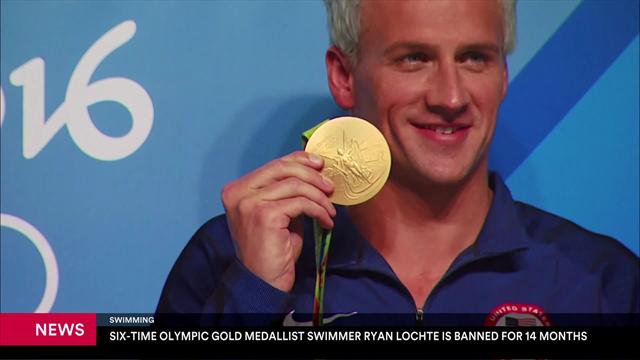 Ryan Lochte für 14 Monate gesperrt Ryan Lochte für 14 Monate gesperrt