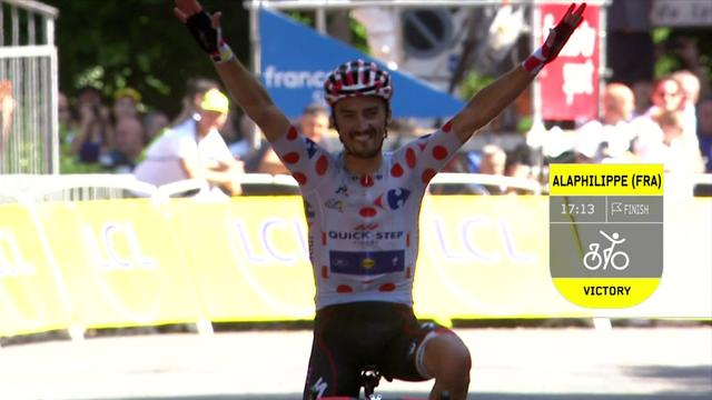 Tour de Francia (Momentos 16ª etapa): Alaphilippe despunta en otra prueba sin batalla al Sky Tour de Francia (Momentos 16ª etapa): Alaphilippe despunta en otra prueba sin batalla al Sky