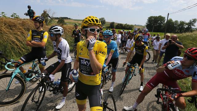 Thomas retains yellow jersey after crash sees Yates miss out on stage win
