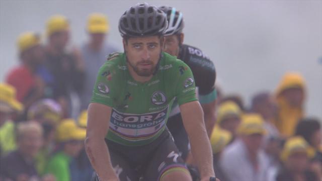 Tour de Francia 2018: Durísima imagen de Peter Sagan, llegó herido a la meta tras su caída bajando Tour de Francia 2018: Durísima imagen de Peter Sagan, llegó herido a la meta tras su caída bajando