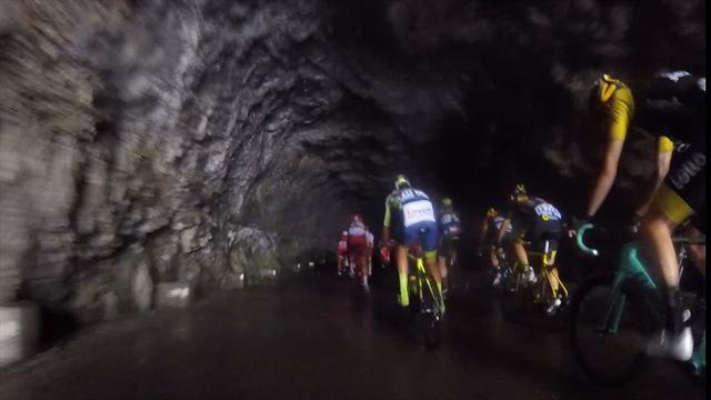 Tour Onboard: Wenn's im Tunnel auf einmal dunkel wird Tour Onboard: Wenn's im Tunnel auf einmal dunkel wird