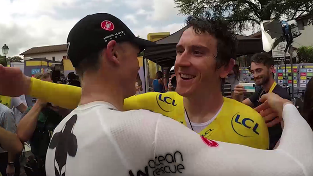 Tour de Francia 2018: Las emotivas imágenes de Thomas tras acabar la etapa Tour de Francia 2018: Las emotivas imágenes de Thomas tras acabar la etapa
