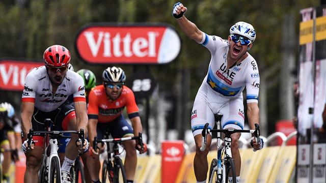 Kristoff sprinta per il successo! Rivivi la volata del campione d'Europa che vince a Parigi Kristoff sprinta per il successo! Rivivi la volata del campione d'Europa che vince a Parigi