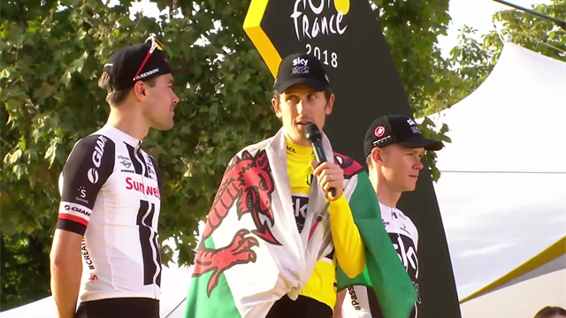 De prachtige speech van Geraint Thomas