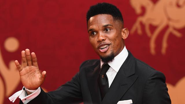 Un échange sympa avec Eto'o — Nîmes