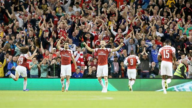 Arsenal edge Chelsea on penalties after late drama