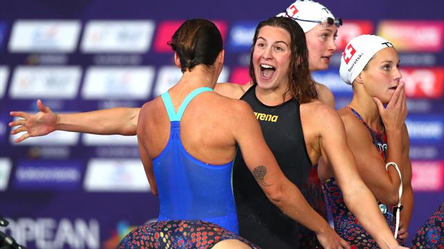Les Bleues reines d'Europe sur 4x100