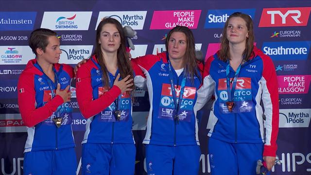 Unies et sereines, les Bleues ont célébré leur sacre avec le sourire Unies et sereines, les Bleues ont célébré leur sacre avec le sourire