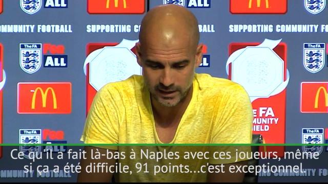 Guardiola : « Le Naples de Sarri était exceptionnel »