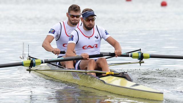 Les frères Onfroy prennent le bronze du deux sans barreur