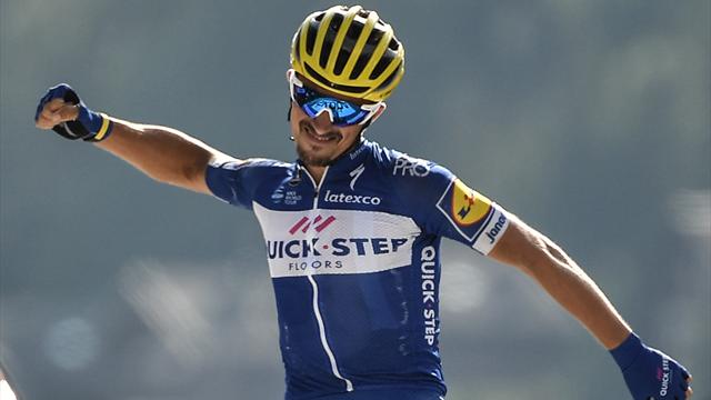 Alaphilippe vence en un accidentado final de la Clásica de San Sebastián