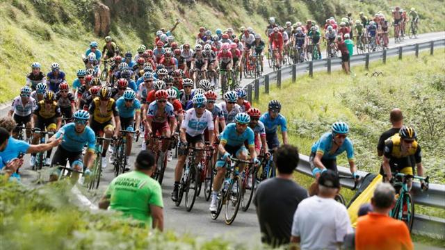 Mikel Landa sufre fractura lumbar tras una caída en San Sebastián