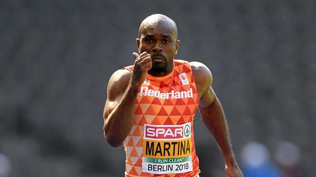 Finaleplaats Churandy Martina in beste seizoenstijd: 10,18