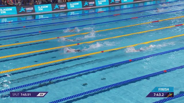 Podium blijft ver weg voor estafetteteam 4 x 200 meter vrij