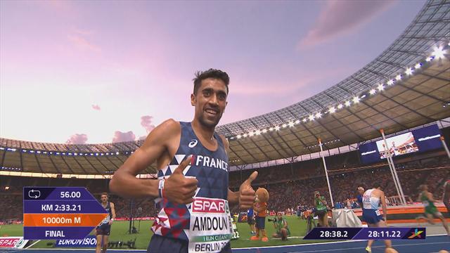 Fransman Amdouni pakt EK-titel op 10.000 meter