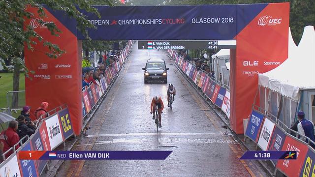 Ellen van Dijk pakt goud op de tijdrit