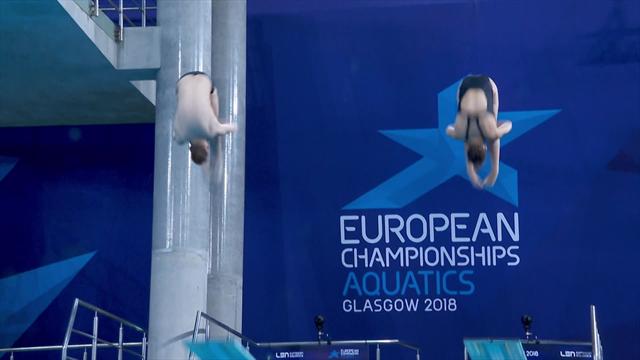 Reid and Haslam win silver in mixed syncronised 3m springboard Reid and Haslam win silver in mixed syncronised 3m springboard
