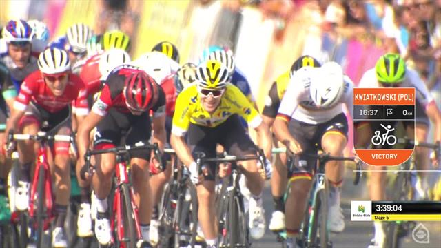 Tour de Polonia (Momentos 5ª etapa): Segundo hachazo seguido de Kwiatkowski para seguir líder Tour de Polonia (Momentos 5ª etapa): Segundo hachazo seguido de Kwiatkowski para seguir líder