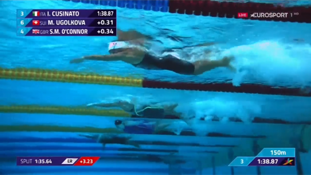 Ilaria Cusinato argento nei 200 misti per 8 centesimi: rivedi il finale della gara Ilaria Cusinato argento nei 200 misti per 8 centesimi: rivedi il finale della gara
