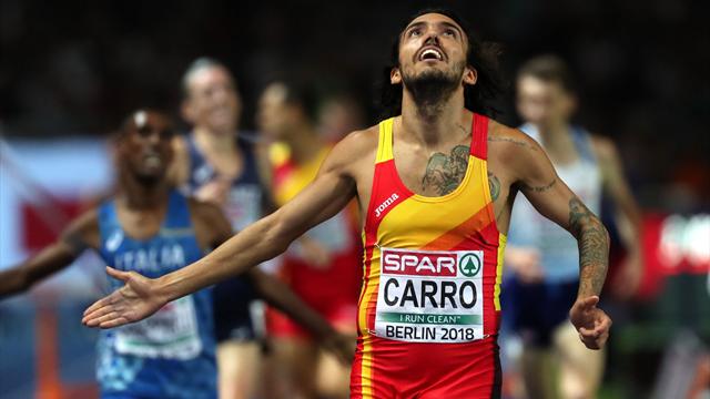 Europeos Berlín: Fernando Carro suma la segunda medalla para España, plata en los 3.000 obstáculos Europeos Berlín: Fernando Carro suma la segunda medalla para España, plata en los 3.000 obstáculos