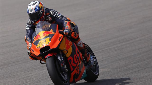 Espargaró auf seinem neuen Bike Espargaró auf seinem neuen Bike