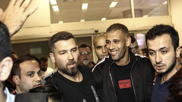 Slimani, Fenerbahçe için İstanbul'da