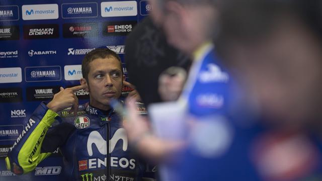 Valentino Rossi prova a inserirsi nel duello tra Marquez e le Ducati