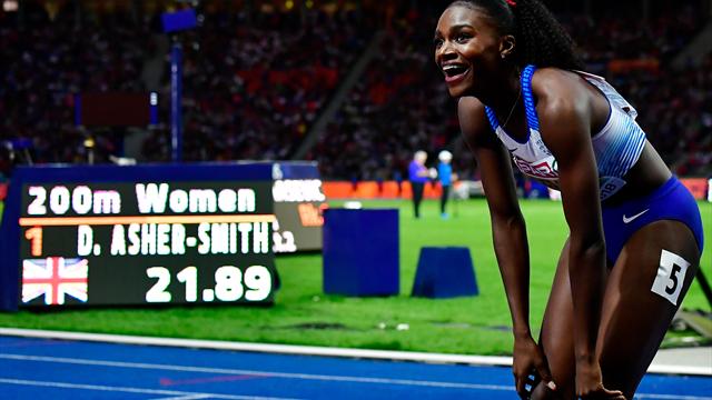 Müller über 200 m Achte - Zweites Gold für Asher-Smith