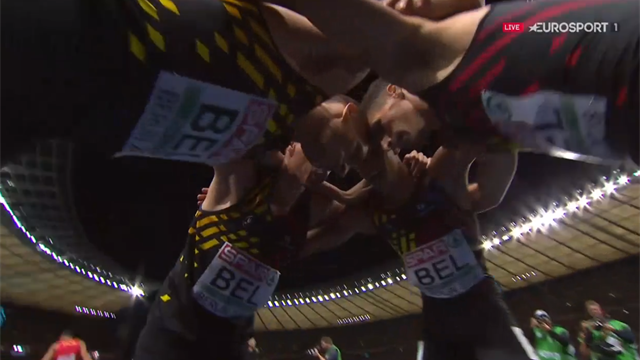 Relais 4x400m : Les Français au pied du podium, la Belgique titrée Relais 4x400m : Les Français au pied du podium, la Belgique titrée
