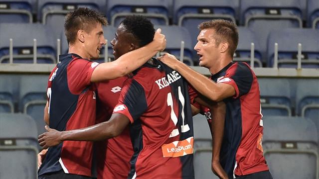 Un super Piatek fa volare il Genoa, il Benevento sorprende l'Udinese