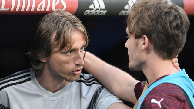 La entregada ovación del Bernabéu a Luka Modric