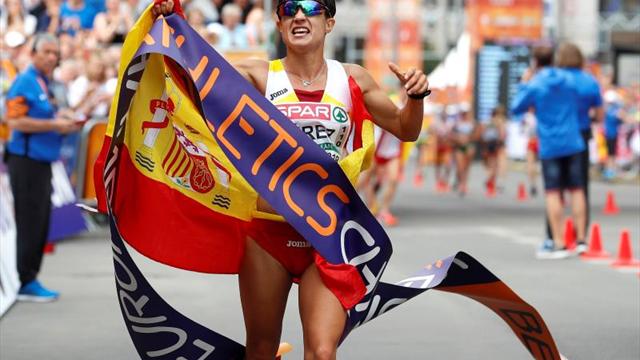 María Pérez campeona de Europa de 20 km marcha