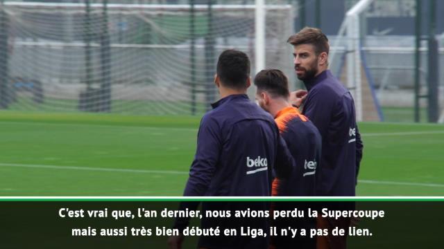 Barcelone - Valverde : "Pas de lien entre gagner la Supercoupe et bien débuter la Liga" Barcelone - Valverde : "Pas de lien entre gagner la Supercoupe et bien débuter la Liga"