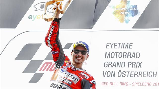 Lorenzo : "L'une des plus belles victoires de ma carrière" Lorenzo : "L'une des plus belles victoires de ma carrière"