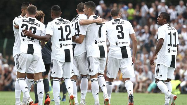Ronaldo debutta con gol, Dybala non è da meno: Juventus A-Juventus B 5-0