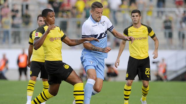 Lazio imballata e sterile: il Borussia Dortmund si impone 1-0. Si salva Milinkovic-Savic