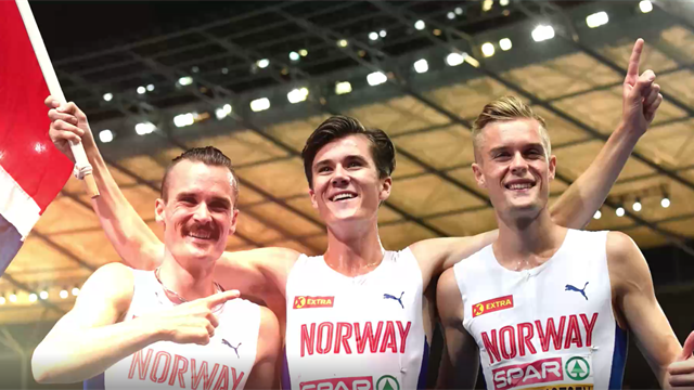 El niño Ingebrigtsen, prodigio y rey de los Europeos de Berlín El niño Ingebrigtsen, prodigio y rey de los Europeos de Berlín