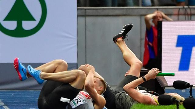 Männer-Staffel nach Sturz ausgeschieden